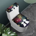 thumbnail image 2 of HELLHERO Dogs Pattern Fits All Toilet Shapes Elastic Fabric Toilet Lid Dust Cover Set Soft Toilet Seat Cover & Non-Slip for Gift, 2 of 7