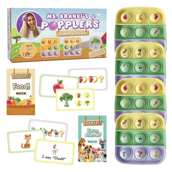 The Fidget Game Ms. Brandi's Popplers Farm & Food Educational Game