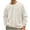 White, variant on Kaemgyyd Men's Fuzzy Sweatshirts Lightweight Sherpa Fleece Lined Crewneck Pullover Winter Thick Thermal Plush Tops
