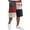 Wine #19, variant on 4th of July Shorts for Men - 250th Anniversary Patriotic Print Shorts, Stars and Stripes Casual Summer Beach Holiday Shorts 3XL