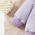 thumbnail image 5 of Caqnni Baby Girls' and Toddler Long Sleeve Top and Pants Snug Fit Cotton 2 Piece Pajama Sleepwear Set for Girls 6 9 12 18 24 Months Pajamas & Dailywear，12-18 Months，Light Purple, 5 of 9