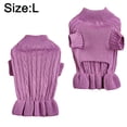 thumbnail image 2 of Suéter para mascotas perro invierno cálido de dos patas ropa para mascotas perro suave frito giro suéter MFZFUKR l, 2 of 6