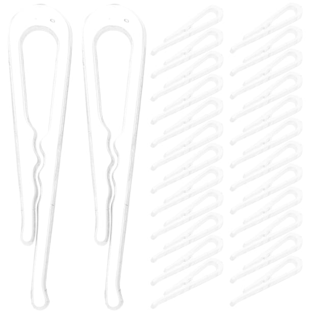WHAMVOX 100Ud Pinzas Plásticas Transparentes Para Con Para Fijar Prendas En Casa
