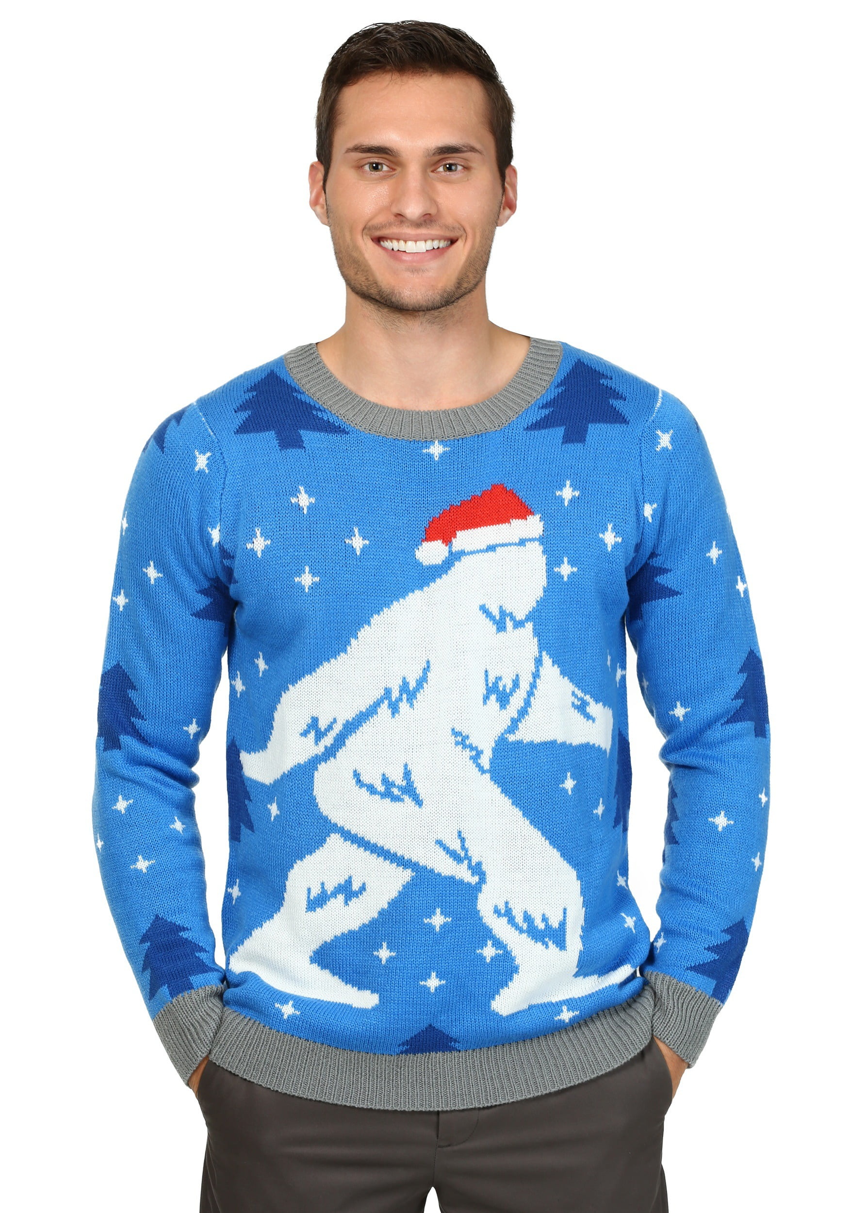 yeti ugly christmas sweater walmart com christmas sweatshirts walmart