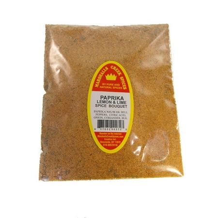 Lemon Bouquet - Family Size Refill Marshalls Creek Spices Low Salt, Paprika Lemon & Lime Spice Bouquet, 24 Ounces