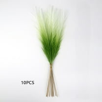 chaungfeng 10 Pcs Pampas Grass Ornaments, 21.7 Inch Faux Pampas Grass Artificial Dried Flowers Small Vase Filler for Home Porch Window Wedding Decor Photo Props