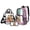 Capybara Book, variant on ZUXONGSY Capybara Cherry Blossom Print 3 Piece See Through Backpack for Girls Boys, Heavy Duty Clear Bookbag Set with Mesh Side Pockets, Lunch Box & Pencil Pouch for School