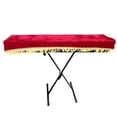 thumbnail image 2 of KAKOWELY 1PC 61 Key Electronic Piano Dust Cover with a Drawstring Protective for Piano Keyboard (Wine Red and Random Tassels Color),37.8"X19.69"X0.08", 2 of 4