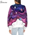 thumbnail image 3 of Chándal con gráfico de cielo estrellado para mujer, sudaderas con capucha para pareja, ropa de calle japonesa Y2K, otoño, 3 of 4