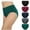 Green1, variant on yillto 5 Pack Womens Plus Size Briefs Full Coverage High Waist Cotton Underwear Ladies Stretchy Panties