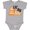 AC-Heather Grey, variant on Inktastic Lil Sis with Construction Cones Girls Baby Bodysuit