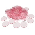 thumbnail image 3 of 100pcs fichas de póker monedas casino suministro familia juegos accs rosa rosado Sunnimix 100 piezas de fichas de póker, 3 of 7