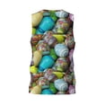 thumbnail image 3 of Easygdp Easter Egg1 Men's Mesh Basketball Jersey Quick Drying Sleeveless Shirts Fitted Muscle Tank Tops Sport Round Neck T-Shirt - XX-Large, 3 of 9