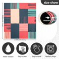 thumbnail image 5 of Yayeee Magnetic Dishwasher Cover for The Front Decoration Home Kitchen Machine Sticker Protector, Red Teal Plaid, 5 of 6