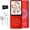 Red, variant on MP3 Player, Music Player with 16GB Micro SD Card, Build-in Speaker/Photo/Video Play/FM Radio/Voice Recorder/E-Book Reader, Supports up to 128GB