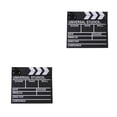 thumbnail image 2 of Inteprter 20x20 Director Video escena Clapperboard TV Movie Clapper Board película profesional pizarra corte Prop decoración del hogar suministro Type1 NO1, 2 of 6