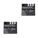 thumbnail image 3 of Injueey 1pc Director de Escena de la película Clapperboard TV Video Clapper Board Film Photographic Prop Decoraciones colgantes Type1 NO1, 3 of 6