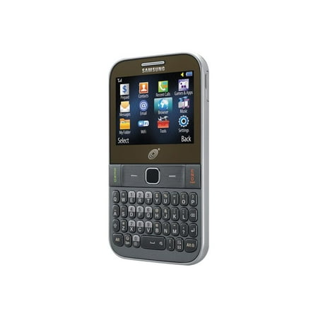 Samsung SGH S390G - 3G feature phone - microSD slot - LCD display - 320 x 240 pixels - rear camera 2 MP - NET10 - tech silver
