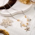 thumbnail image 4 of NICKSUN Boho Summer Beach Starfish Shell Chip Beaded Necklaces, Color Dopamine Irregular Crushed Stone Seashell Stackable Chokers, Ocean Resort Layered Statement Jewelry, 4 of 5