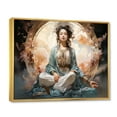 thumbnail image 2 of Designart "Asian Art Bodhisattvas beauty I" Asian Art Floater Framed Wall Decor, 2 of 7