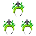 thumbnail image 1 of Diadema Mano Fantasma Lápida Halloween Accesorios para Fiesta Graduación Festival Peludo (verde), 1 of 3