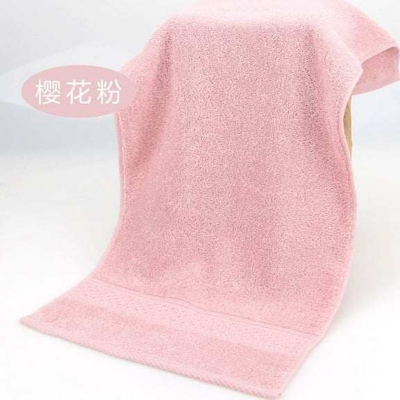 Zhuge 2Pcs Cotton Hand Towels Solid Super Soft Highly Absorbent Towel for Bathroom, 13" x 29" Bath Towels Soft and Absorbent Hotel Towels,Pink