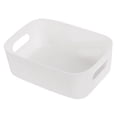 thumbnail image 1 of DJN Deal of the Day Home Textile Storage Desktop Storage Box Cosmetics Storage Miscellaneous Items Sorting Box Snacks Household Kitchen Storage Box Storage Basket Plastic Plastic White One Size, 1 of 4