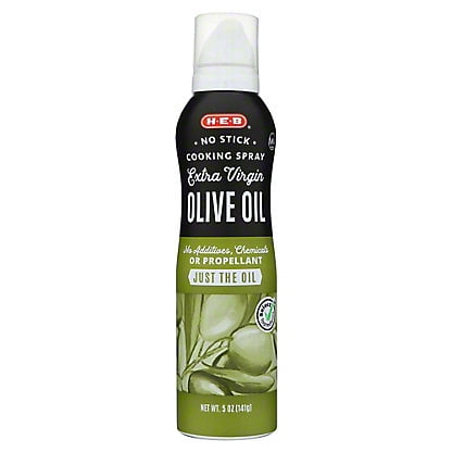H-E-B Extra Virgin Olive Oil No-Stick Cooking Spray, 5 oz