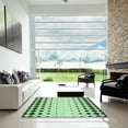 thumbnail image 7 of Ahgly Company Machine Washable Indoor Square Transitional Mint Green Area Rugs, 3' Square, 7 of 7