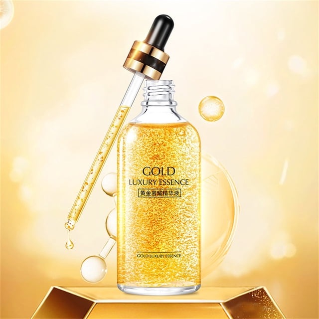 Gold Face Serum 24K Gold Facial Serum Hidratante Reafirmante Iluminador Revitalizante Para Todo Tipo De Piel 100ml/3.5oz ANGGREK Beleza, Cuidado e Higiene
