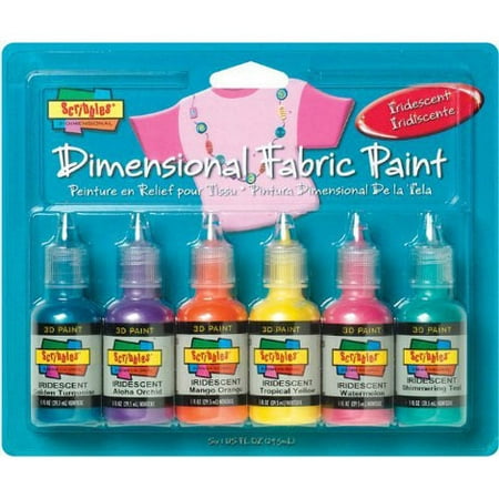 scribbles 3d fabric paint