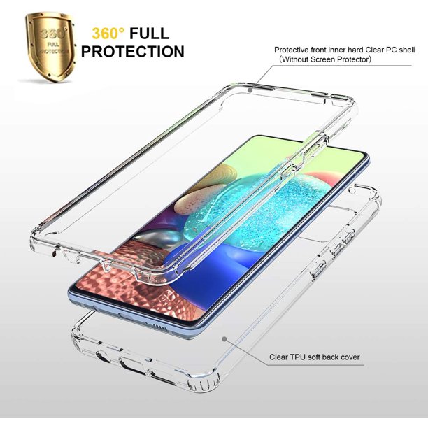 Transparent Crystal Clear Hard Protective Case Shell for Thin