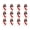 12pcs Red, variant on Dserhfy 12/48Pcs Mini Jesus Figurine PVC Savior Jesus Figure Model Statue Sculpture Desktop Decoration Easter Ornament Christmas Festival Gift