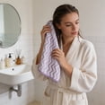 thumbnail image 6 of WDOBM Reusable Washcloths, Unisex Striped Coral Fleece Bath Hair‑Drying Towel, Highly Absorbent Quick Dry Machine Washable, Lightweight Sport Towels for Travel Fitness, 6 of 6