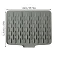 thumbnail image 3 of TIELUTT Silicone Kitchen Placemat Heat Countertop Mat with Slope For Pots Pans Cutting round Small Table Mats Dining Table Place Mats for 4 Fall Place Mats Indoor Table Dining Set round round Table S, 3 of 7