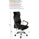 thumbnail image 5 of Silla de Oficina Ejecutiva Stay Elit Reclinable con Malla y Altura Ajustable Negro Grande Minimalista, 5 of 5