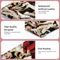 thumbnail image 4 of FeBohao 2 PCS Cosmetic Shrapnel Bag Waterproof Makeup Toiletry Bags Squeeze Purse Pouch Vegan Leather Compact Large Storage Unique Teen Pencil Personal Handbags Haves Summer Bathroom Rugby, 4 of 6