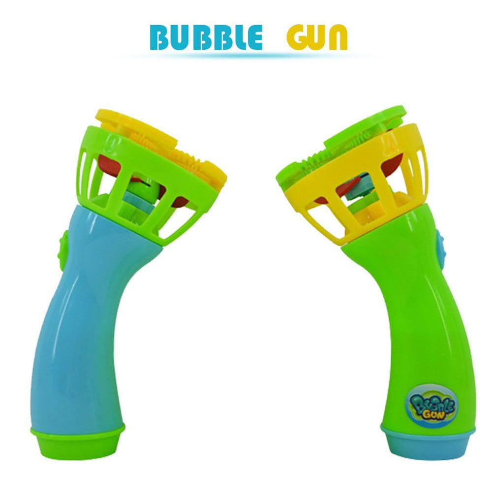 Cool Amusing Magic Bubble Blower Machine Bubble Maker Mini Fan Kids Outdoor Toys 