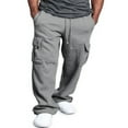 thumbnail image 1 of Men Jogger Trousers Casual Athletic Pants Sweatpants Loose Pocket Drawstring Long Pants, 1 of 7