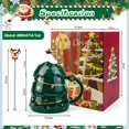 thumbnail image 2 of Taza de café navideña Taza de cerámica navideña con tapa y varilla para revolver Tazas de café con forma de árbol de Navidad de 400 ml Tazas de té navideñas de regalo, 2 of 4