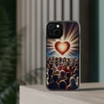 thumbnail image 3 of DistinctInk Clear Hybrid Case for Apple iPhone 13 (6.1" Screen) - Love Covers Sins: 1 Peter 4:8 Bible Verse - Raised Bezel Screen Guard, 3 of 8
