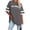Dark Gray-B, variant on QHFBli Oversized Tshirts for Women Summer Short Sleeve Round Neck Graphic Tee Shirt