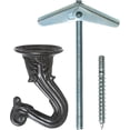thumbnail image 1 of OOK 50343 Swag Hooks with Hardware, Black, 2-Count, 1 of 2