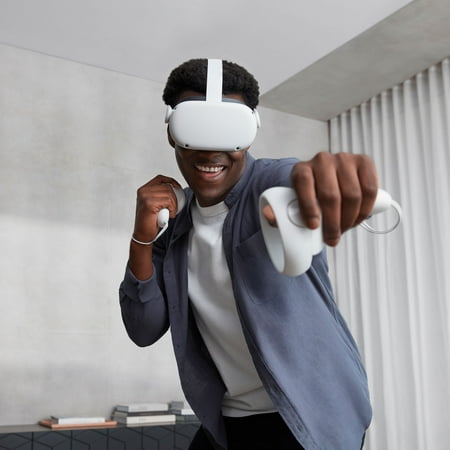Meta - Quest 2 Advanced All-In-One Virtual Reality Headset - 128GB - Renewed - Gray