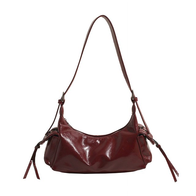 Bolso Mano Axila Bolsos Hobo Punk Cuero PU para Mujeres Y Niñas