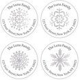thumbnail image 1 of shiyou-600 Pieces Christmas Address Labels 1.5 Inches Round Address Labels Printable Round Sticker Labels Mailing Labels Compatible with Laser and Inkjet Printer, 1 of 4