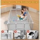 thumbnail image 2 of Corralito para Bebé Corral Infantil 230 x 122 x 65cm 230cm Gimnasio de Juegos Diseño de la Tela Oxford Modelo Gris, 2 of 4