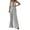 Gray, variant on Women's Sleeveless Halter Tied Backless High Waist Wide Leg Pants Elegant Jumpsuit Rompers Summer Sexy Sling Solid Casual Jumpsuit Black L