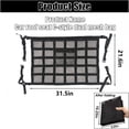 thumbnail image 2 of Car Ceiling Cargo Net Pocket, 31.5"x21.6" Overhead Storage Mesh Organizer, Droop Less Car Storage Organizer, Strengthen Load Bearing Double Layer Mesh Organizer, SUV, Trucks, Road Trip Essentials, 2 of 6