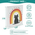 thumbnail image 3 of FORMRS 3 Ring Binder with Pockets 1.5" D-Rings Clip Board 200 Sheets Capacity, Black Cat Rainbow, 3 of 8